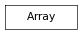 digraph inheritanced629be2197 {
rankdir=TB;
ranksep=0.15;
nodesep=0.15;
size="8.0, 12.0";
  "Array" [fontname=Vera Sans, DejaVu Sans, Liberation Sans, Arial, Helvetica, sans,URL="#pymel.util.arrays.Array",style="setlinewidth(0.5)",height=0.25,shape=box,fontsize=8];
}